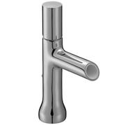 JACOB DELAFON Toobi E8959-CP Robinet mitigeur de lavabo avec vidage automatique personnalisable 3 couleurs d'aérateur incluses Forme de bambou Sortie d'eau douce avec effet cascade
