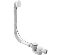 Jacob Delafon E6D015-00 Vidage avec Siphon Extra-Plat avec trop-Plein réglable, Blanc