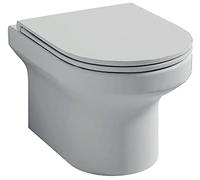 Jacob Delafon Pack WC suspendu ELITE EDX112-00 – double chasse 3/6L, abattant déclipsable, blanc