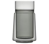 Jacob Jensen Large Verre double paroi Dia 8,4 x 14 cm 33 cl Noir