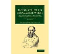 Jacob Steiners Gesammelte Werke - Jakob Steiner - Cambridge University Press - Livre en Anglais - Paperback Jakob SteinerJakob Steiner (Auteur)