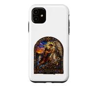 Jacob Wrestling The Angel At Dawn Cathedral Art mosaïque Coque pour iPhone 11