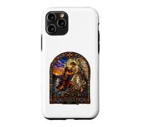 Jacob Wrestling The Angel At Dawn Cathedral Art mosaïque Coque pour iPhone 11 Pro