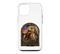 Jacob Wrestling The Angel At Dawn Cathedral Art mosaïque Coque pour iPhone 12/12 Pro