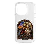 Jacob Wrestling The Angel At Dawn Cathedral Art mosaïque Coque pour iPhone 14 Pro