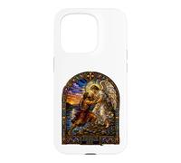 Jacob Wrestling The Angel At Dawn Cathedral Art mosaïque Coque pour iPhone 15 Pro