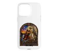 Jacob Wrestling The Angel At Dawn Cathedral Art mosaïque Coque pour iPhone 15 Pro Max