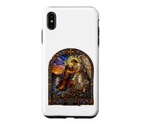 Jacob Wrestling The Angel At Dawn Cathedral Art mosaïque Coque pour iPhone XS Max