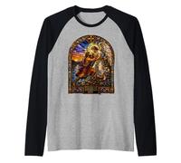 Jacob Wrestling The Angel At Dawn Cathedral Art mosaïque Manche Raglan