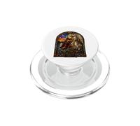 Jacob Wrestling The Angel At Dawn Cathedral Art mosaïque PopSockets PopGrip pour MagSafe