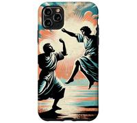 Jacob Wrestling The Angel Empowering Inspiring Bible Scène Coque pour iPhone 11 Pro Max