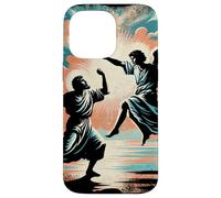 Jacob Wrestling The Angel Empowering Inspiring Bible Scène Coque pour iPhone 14 Pro Max