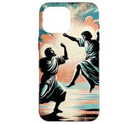 Jacob Wrestling The Angel Empowering Inspiring Bible Scène Coque pour iPhone 16 Pro Max