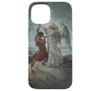 Jacob Wrestling with The Angel de Gustave Dore (1866) Coque pour iPhone 15