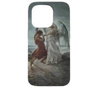 Jacob Wrestling with The Angel de Gustave Dore (1866) Coque pour iPhone 15 Pro