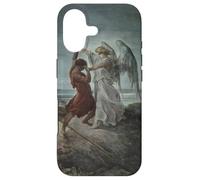 Jacob Wrestling with The Angel de Gustave Dore (1866) Coque pour iPhone 17