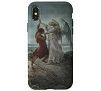 Jacob Wrestling with The Angel de Gustave Dore (1866) Coque pour iPhone X/XS