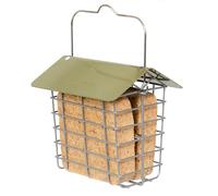 Jacobi Jayne Mangeoire à gâteau de suif - Peut contenir 2 blocs de suif pour oiseaux sauvages - Mangeoires à suif suspendues - Support de bloc de suif - Mangeoire à suif pour petits oiseaux uniquement