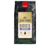 Jacobs Barista Espresso Grains de café 1 kg - puissant, épicé, cacao et caramel, grains Arabica & Robusta, intensité 8/10, idéal pour expresso ou latte macchiato