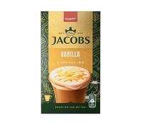 JACOBS Cappuccino 3 en 1 Bâtonnets et crème à saveur de café instantané - Stock frais en portions individuelles - Café riche et fort - Lot de 5 boîtes de 20 bâtonnets chacune