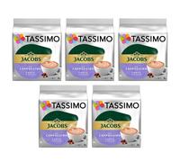 Jacobs Douwe Egberts Capsules Tassimo Cappuccino Choco, carton de 8 pièces, paquet de 5