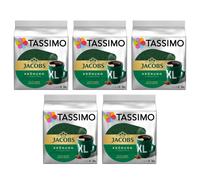 Jacobs Douwe Egberts Capsules Tassimo Jacobs Kronung XL, 16 pièces, carton de 5 paquets