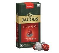 Jacobs Douwe Egberts JACOBS Espresso Lungo 6 pour Nespresso 10 pièces de capsules en aluminium