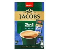 Jacobs Douwe Egberts Jacobs Original 2en1 Café instantané 20 x 12,4 g