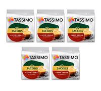 Jacobs Douwe Egberts Tassimo Caffe Crema 16 pièces Carton 5 paquets
