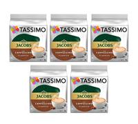 Jacobs Douwe Egberts Tassimo Cappuccino 16 capsules (8 boissons) carton 5 paquets