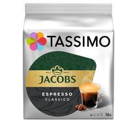 Tassimo Jacobs Espresso Classico Lot de 16 capsules de café 118 g