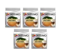 Jacobs Douwe Egberts Tassimo Latte Macchiato Caramel 16 capsules (8 boissons) carton 5 paquets