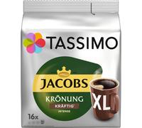 Jacobs Kaffee Discs Krönung kräftig XL 16 pièces, paquet de 144g
