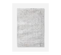 Jacob's Ladder design - Tapis Chevrons Mad Men - Noir Sur Blanc - 140 x 200 CM
