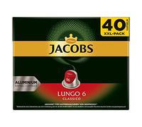 Jacobs Lungo 6 Classico Cafetière Compatible Nespresso 200 Capsules 5,2 g