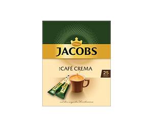 Jacobs - Soluble coffee Café Crema, 25 instant coffee sticks (Instant Coffee) | Poids Total 45 grams