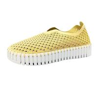 JACOBSEN HORNBÆK Confortable Baskets PERFORADA Femme ILSE Tulip 3373 Beige Talla 39