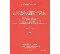 Jacotte ribiere-raverlat: un chemin pedagogique en passant par les chansons vol.2 (recorder solo)