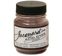 Jacquard Acid Dye for Wool, Silk and Other Protein Fibers, 1/2 Ounce Jar, Concentrated Powder, Brown 635