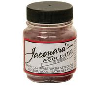 Jacquard Acid Dye for Wool, Silk and Other Protein Fibers, 1/2 Ounce Jar, Concentrated Powder, Crimson 619