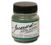 Jacquard Acid Dye for Wool, Silk and Other Protein Fibers, 1/2 Ounce Jar, Concentrated Powder, Emerald 629