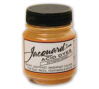 Jacquard Acid Dye for Wool, Silk and Other Protein Fibers, 1/2 Ounce Jar, Concentrated Powder, Pumpkin Orange 605