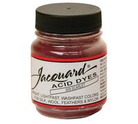 Jacquard Acid Dye for Wool, Silk and Other Protein Fibers, 1/2 Ounce Jar, Concentrated Powder, Scarlet 609