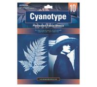 Jacquard Cyanotype Lot de 10 feuilles pré-traitées Bleu