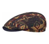 Jacquard Driver Casquette by Stetson bleu-jaune M (56-57 cm)