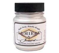 Jacquard Lumiere Peinture acrylique métallisée 59 g- Blanc