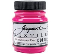 Jacquard Produits Fluo Pink-Textile Couleur Peinture, Acrylique, Multicolore