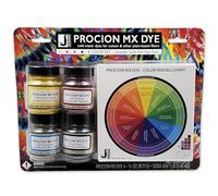 Jacquard Produits Procion MX Teinture 4 Couleurs et Soda Ash Set