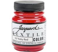 Jacquard Produits Ruby Red-Textile Couleur Peinture, Acrylique, Multicolore