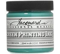 Jacquard Professional Screen Print Ink, Water-Soluable, 4oz Jar, Turquoise (113)